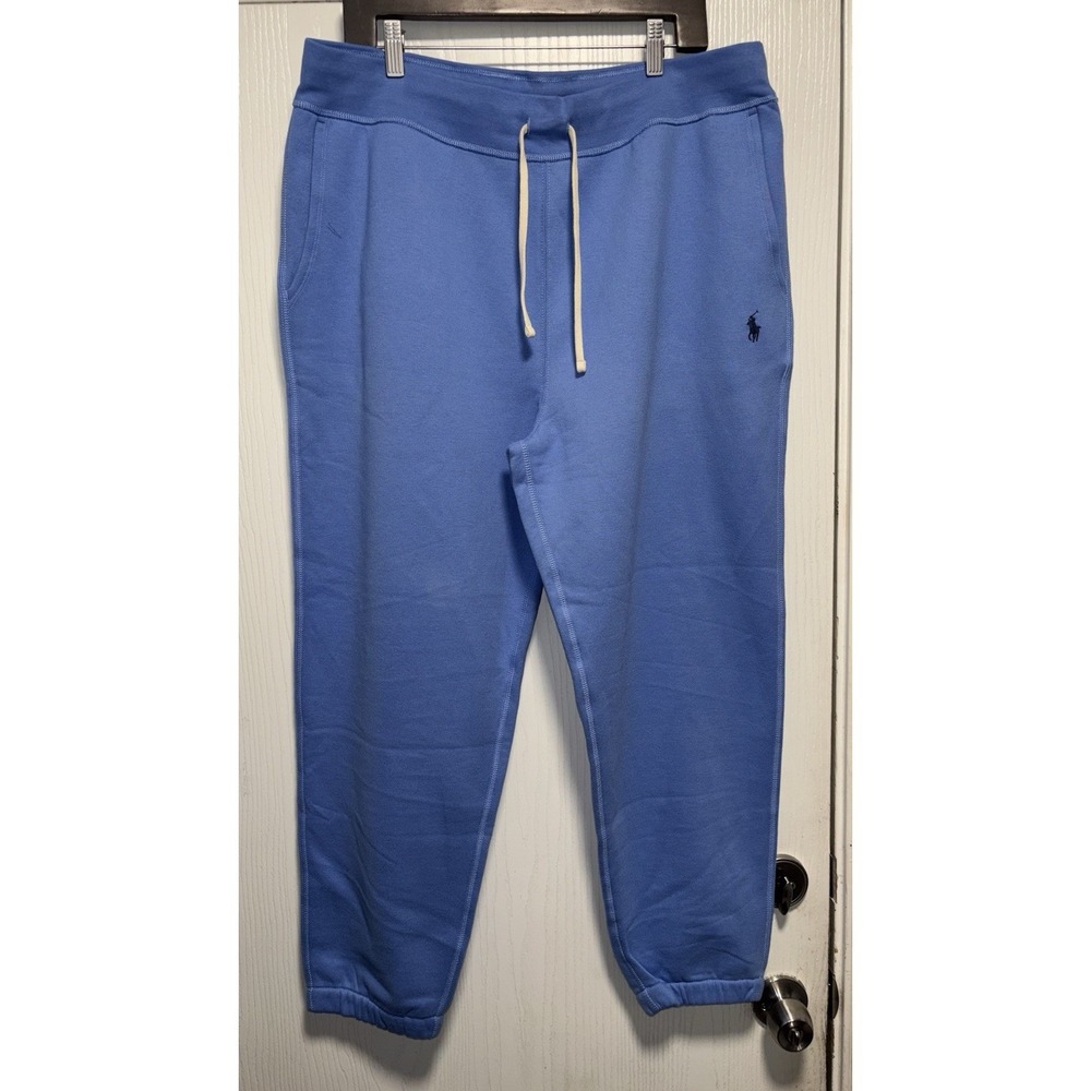 Polo Ralph Lauren Men's Double Knit Jogger Pants XXLarge Blue